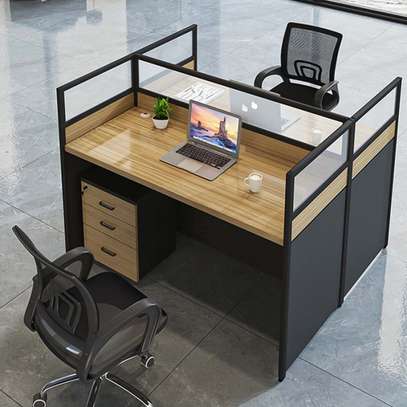Office Workstation; 2-Way Modern Office Workstation image 3