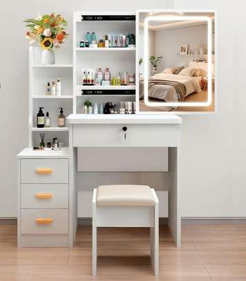 Dressers;Dressing Table with LED Lights InBomet image 5