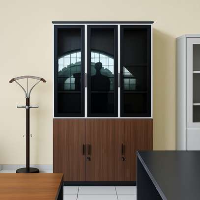 3-Door Wooden Office Cabinet image 6