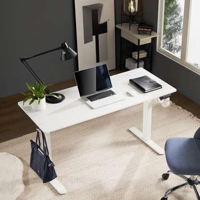 Standing electric height adjustable desk image 2