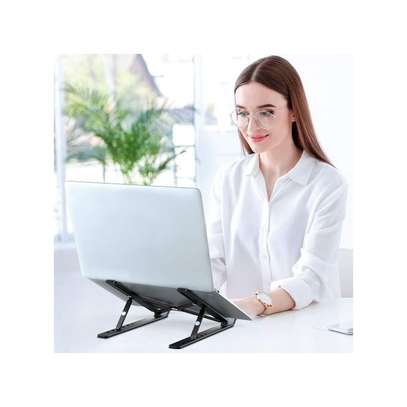 Adjustable Aluminum Laptop Stand Foldable Portable image 3