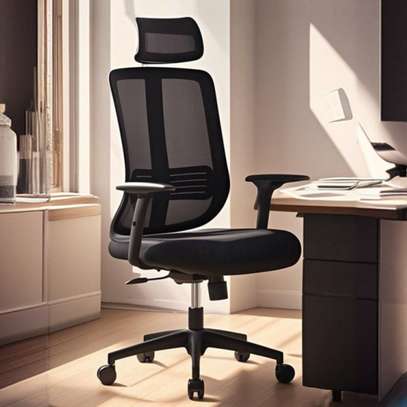 Office Chairs: Mesh Orthopedic Task Chair With Headrest image 3