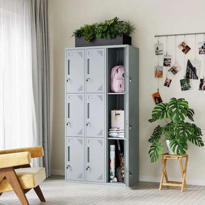Storage Cabinets: 9-Locker Steel Office Cabinet image 2