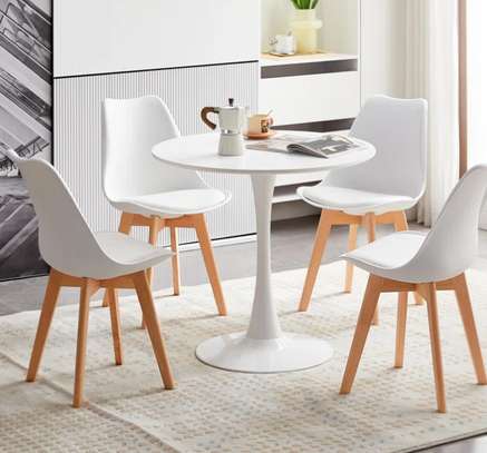 Dining Table: Round 4-Person Dining Set image 3