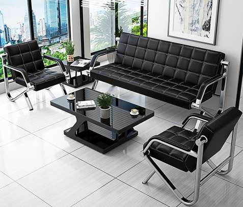 Office Sofa:  Modern Luxury 5-Link Waiting Sofa image 5