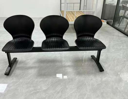 Plastic Waiting 3 Person Office Bench image 15