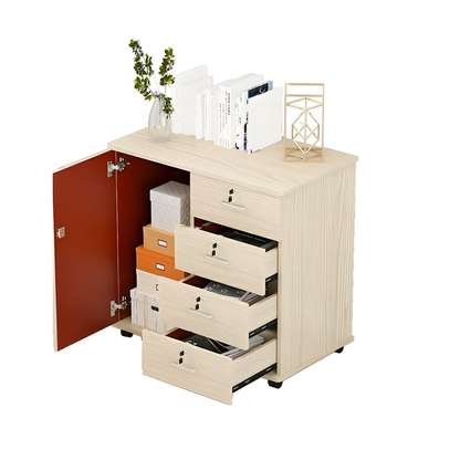 Office Cabinet: Wooden Credenza With Locakable Doors image 3