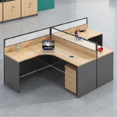 Workstations;Curved Two-Way Office Workstation In Keroka image 3
