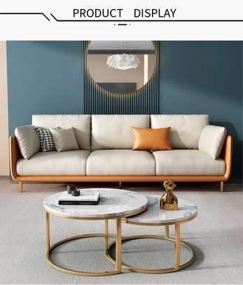Round Nordic Luxury Coffee Table image 4
