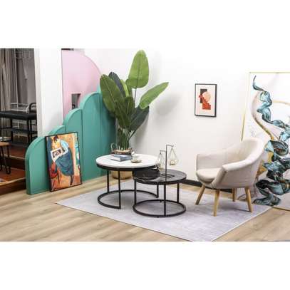 Coffee Tables:Pair of Marble Coffee Table In Keumbu image 5