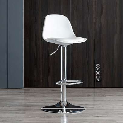 Barstool; Height Adjustable Swivel Barstool image 4
