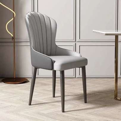 Dining Chair : 4 Legged Gray Dining Chair In  Homabay image 3