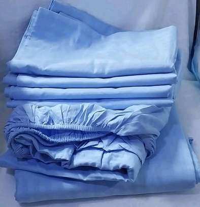 Premium White striped Bed Sheets image 4