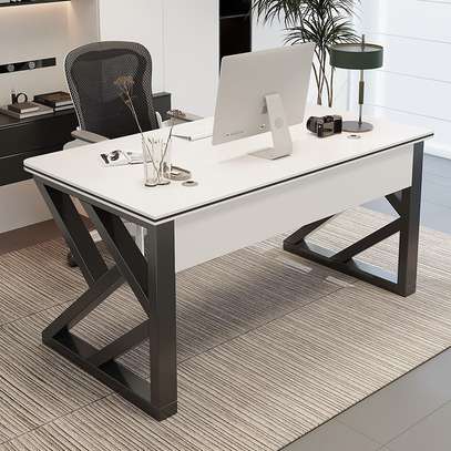 Standing Desks: Wood Top Modern Computer Table image 5
