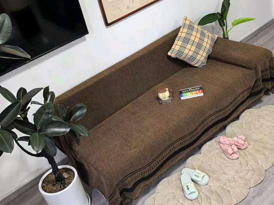 Reversible Chenille cotton sofa covers image 2