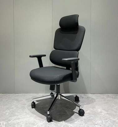 Office Chair; High Back Orthopedic Fabric Office Chair image 13