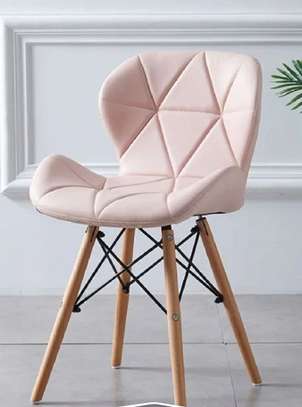 Dining Chair; Elegant Eames Leather Dining Chair image 9