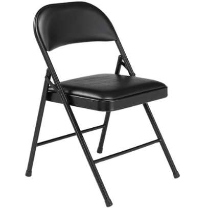 Outdoor Chairs: Black Foldable Patio Chair image 3