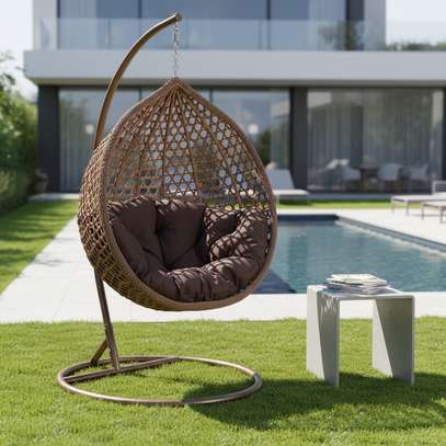 Outdoor Furniture; Black Outdoor Home Swing in Ikonge image 3