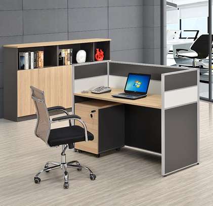 Cubic MDF Single Person Office Workstation image 10