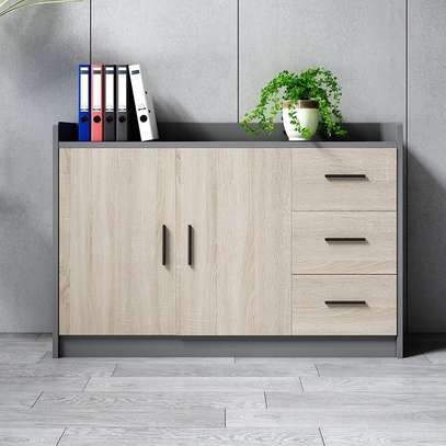 Modern Wooden Credenza Cabinet image 7