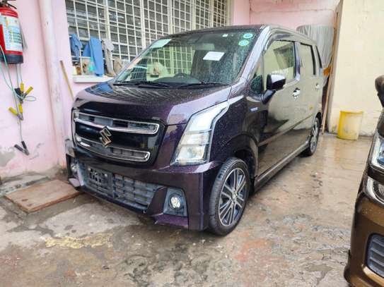 Suzuki String wagon 2018 black hybrid image 3