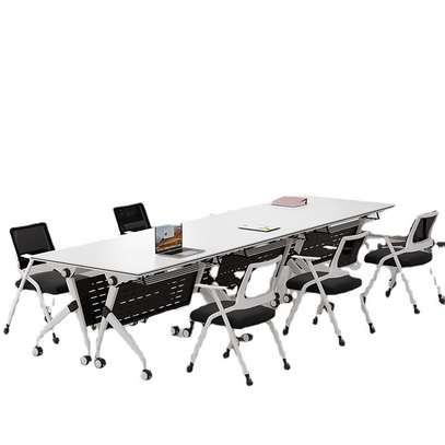 Foldable Table : White Foldable Office Table In Kemera image 5