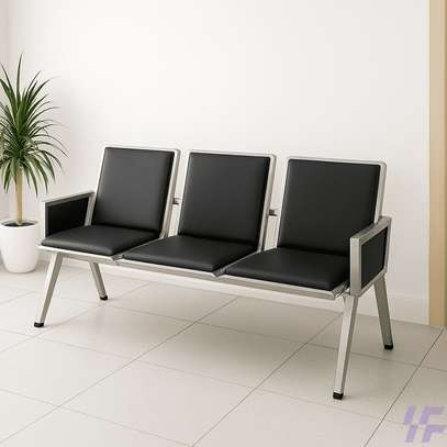 3 Seater Office Waiting Bench image 2