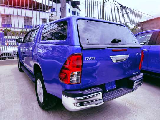 Toyota Hilux double cabin blue 2017 Diesel cab image 20