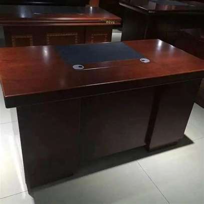 Office Desk : Brown Mahogany 1.2M Executive Office Desk image 8
