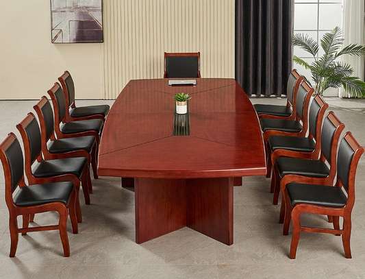 Boardroom Table; 3M Mahogany Conference Table image 15