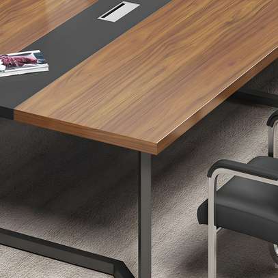 2.4 Meter Manufactured Wood Boardroom Table image 3