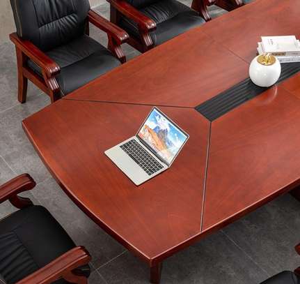 Boardroom Table; 3M Mahogany Conference Table image 9