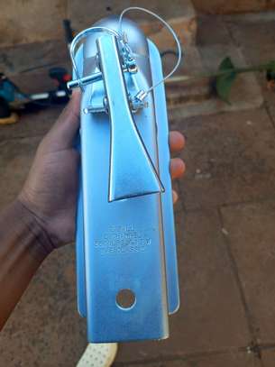 Heavy-Duty Trailer Hitch Coupler Silver Standard Size image 2
