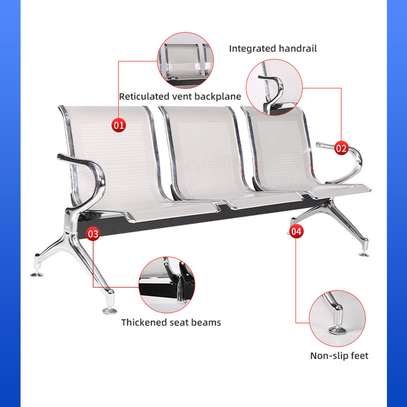 Office Bench: 3 Seater Modern Bench In Suneka image 6