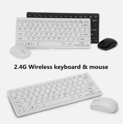 mini wireless keyboard with mouse(combo) white-k03 image 5