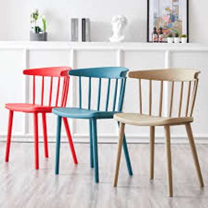Durable Armless Plastic Luxury Dining Chair image 8