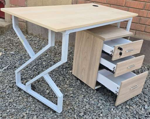 Office Desk; Reinforced joints and surfaces Computer desk image 4