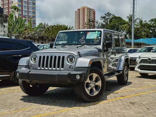 Jeep Wrangler sahara 2018 Silver image 2
