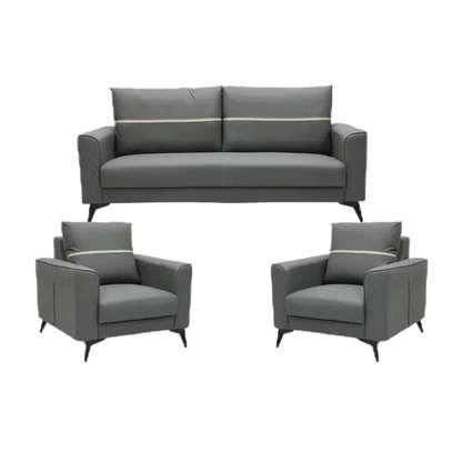Leather 5 Seater Executive Reception Bench image 5