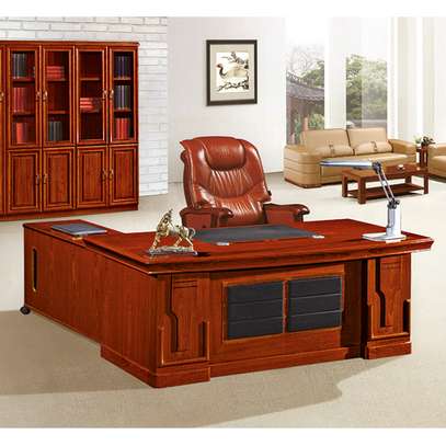 Office Desks;1.8M Executive Mahogany Office Desk  In Keroka image 2