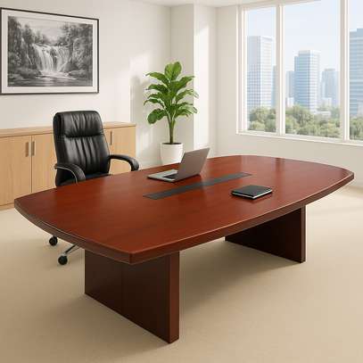 Boardroom Table; Mahogany Boardroom Meeting Table  in Suneka image 5