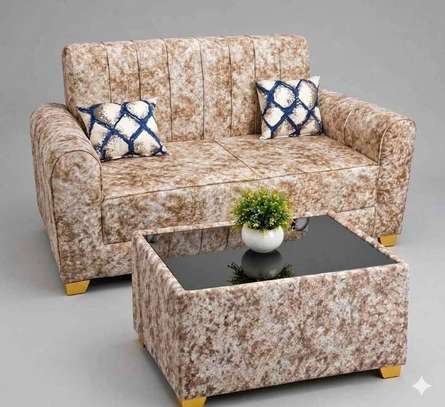Two seater + matching footrest image 2