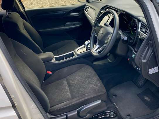 Honda fit shuttle hybrid white color fully loaded 2019 model image 3