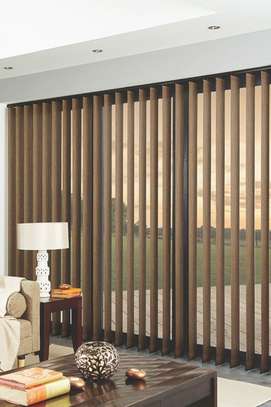 Blinds; Vertical Home Office Curtain Blinds image 14