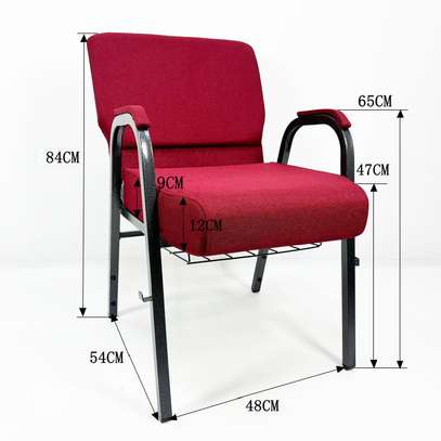 Stackable Red Banquet Chair image 7