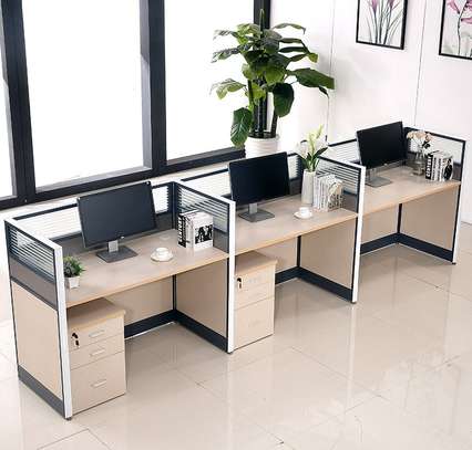 3 Seater Cubic Office Workstation image 13