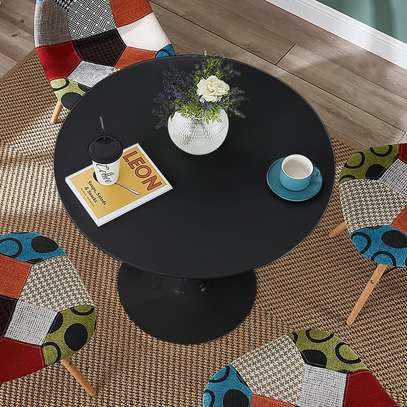 Dining Tables; Round Black Dining Table In Menyikwa image 2