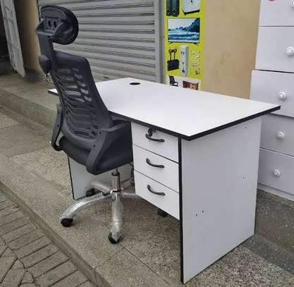 Office study desk ➕ secretarial headrests chair image 13