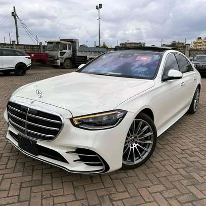 Mercedes Benz AMG S500 White 2021 image 2